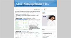 Desktop Screenshot of pjblog.net
